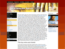 Tablet Screenshot of karibbean-spirit.com